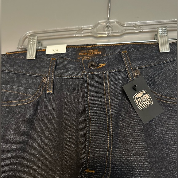 NWT Filson Railsplitter Jeans Raw Indigo 31x33 - Picture 3 of 9